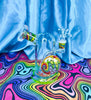 Rainbow Wig Wag Dome Water Pipe/Dab Rig