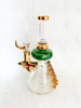 Juicy J Gold Emerald Shark Glass Water Pipe/Dab Rig