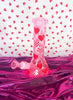 Pink Hearts Glass Water Pipe/Bong