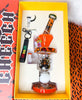 Cheech Halloween Pumpkin Glass Water Pipe/Dab Rig