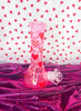 Pink Hearts Glass Water Pipe/Bong