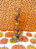 Smoke Iridescent Evil Pumpkins 8in Glass Water Pipe/Bong