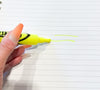 Yellow Highlighter Chillum Hand Pipe