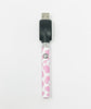 510 threaded light pink cow print vape