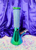 Rainbow Bling 12 Inch Glass Water Pipe/Bong