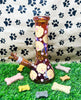Custom Dog 8in Glass Water Pipe/Bong