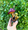 Frog Mushroom Bamboo Ceramic Pipe