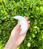 Crescent Moon Glass Hand Pipe