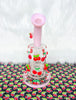 Cute Cherries Glass Water Pipe/Dab Rig