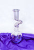 Purple Iridescent Zong Glass Water Pipe/Bong