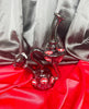 Black Vampire Fangs Recycler Glass Water Pipe/Dab Rig