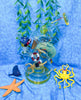 Cheech Shark Attack Glass Water Pipe/Dab Rig