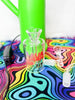 LED Iridescent Light Up Beaker Glass Water Pipe/Bong