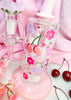 Milky Pink Cherries Water Pipe/Dab Rig