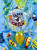 Cheech Shark Attack Glass Water Pipe/Dab Rig