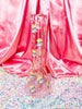 Pink Unicorn 8in Glass Water Pipe/Bong