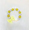 Yellow Bow Bong Bracelet