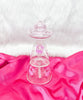 Pink Cow Abduction Glass Water Pipe/Dab Rig