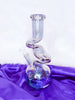 Purple Iridescent Zong Glass Water Pipe/Bong