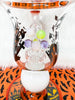 Cheech Halloween Pumpkin Glass Water Pipe/Dab Rig
