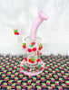 Cute Cherries Glass Water Pipe/Dab Rig