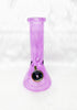 Iridescent 8in Beaker Glass Water Pipe/Bong