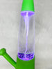 LED Iridescent Light Up Beaker Glass Water Pipe/Bong