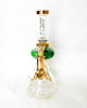 Juicy J Gold Emerald Shark Glass Water Pipe/Dab Rig