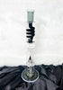 Smoke Glycerin Detachable Double Perc Glass Water Pipe/Dab Rig