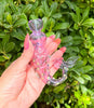 Fumed Mermaid Glass Hand Pipe