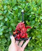 Red Dragon Bamboo Ceramic Pipe