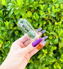 Fumed Cactus Glass Hand Pipe