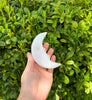 Crescent Moon Glass Hand Pipe
