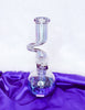 Purple Iridescent Zong Glass Water Pipe/Bong
