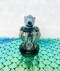 Tataoo 6.5in Blue Green Octopus Shower Head Perc Glass Hand Pipe/Dab Rig
