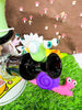 Cheech Rainbow Snails Glass Water Pipe/Bong