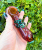 Cute Frog Glass Hand Pipe
