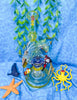 Cheech Shark Attack Glass Water Pipe/Dab Rig