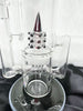 Smoke Glycerin Detachable Double Perc Glass Water Pipe/Dab Rig