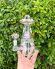 Pink Cow Abduction Glass Water Pipe/Dab Rig