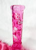 Pink Cowgirl 10in Glass Water Pipe/Bong