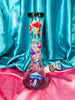 Rainbow Mushroom 10in Tree Perc Glass Water Pipe/Bong