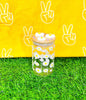 Cute Purple Butterflies & Daisies Stash Jar