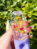 Ladybug & Bee Glycerin Glass Hand Pipe