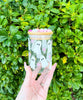 Ghosts & Pink Flowers Stash Jar
