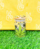 Weed Leaf Bee Stash Jar