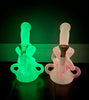 Neon Matte Glow In The Dark Recycler 8in Glass Water Pipe/Dab Rig