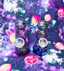 Mini Iridescent Astronaut 6in Glass Water Pipe/Dab Rig