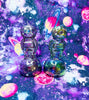 Mini Iridescent Astronaut 6in Glass Water Pipe/Dab Rig