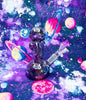 Mini Iridescent Astronaut 6in Glass Water Pipe/Dab Rig